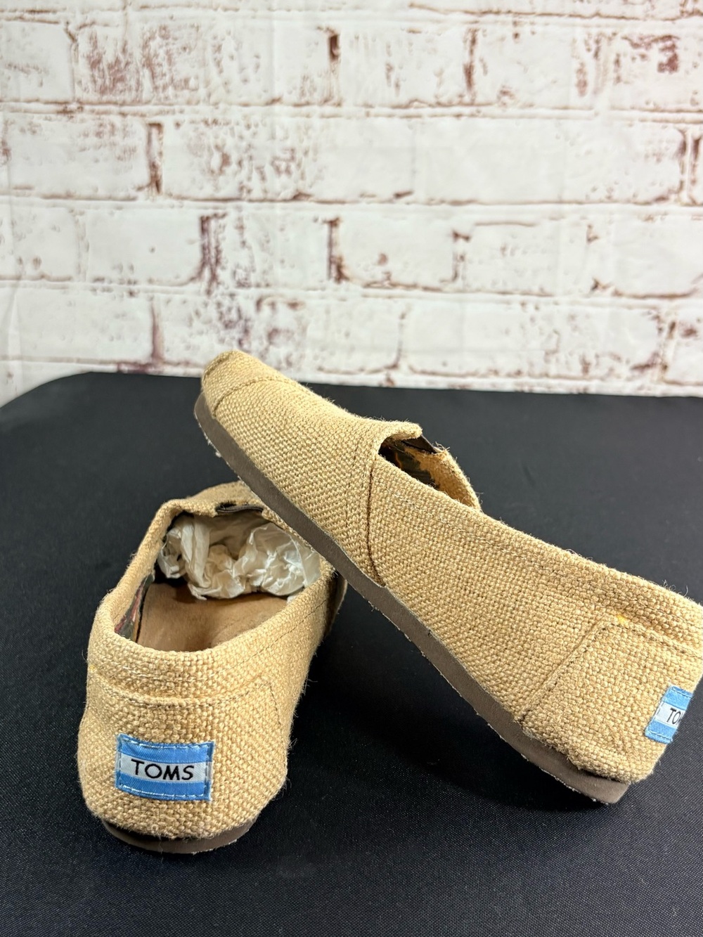 Toms women Slip-On Canvas Loafers in Tan - Picture 10 of 12